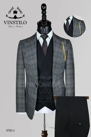 Executive Checked 3pcs Suits