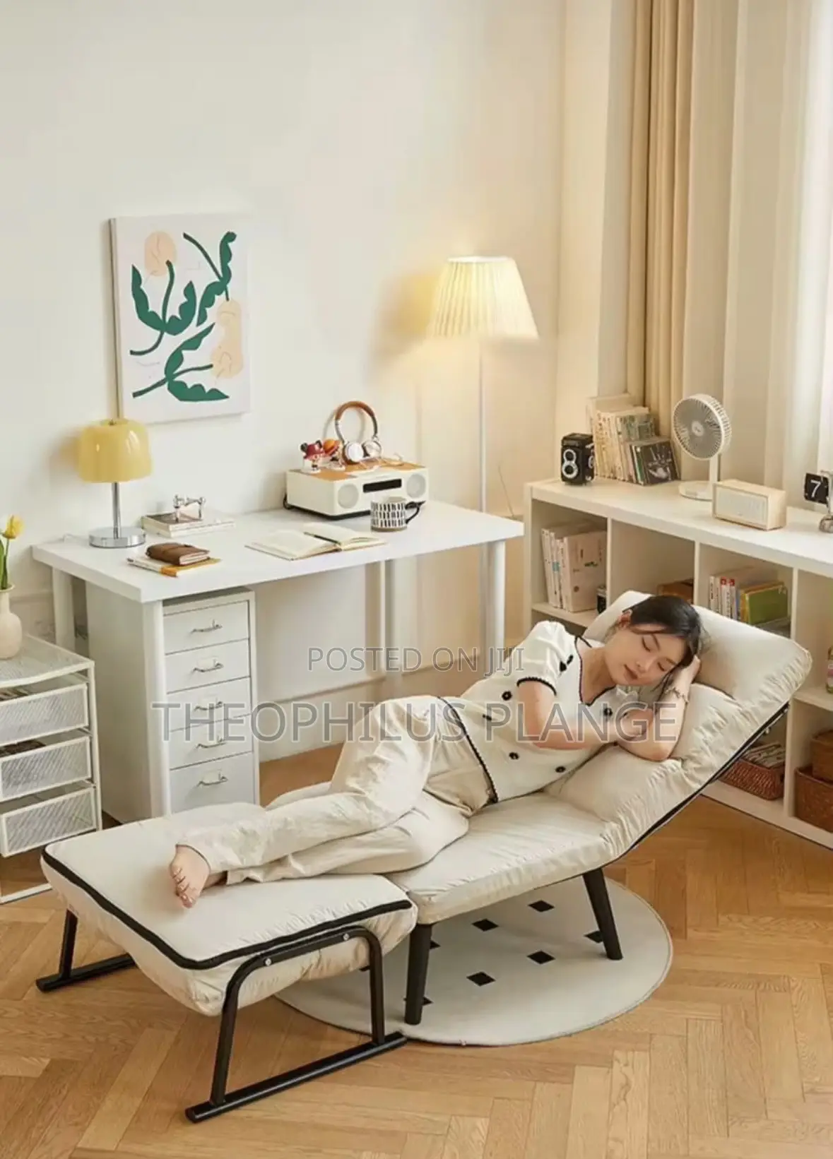 3 in 1 Single Sofa With Leg Rest. / Relaxing Chair