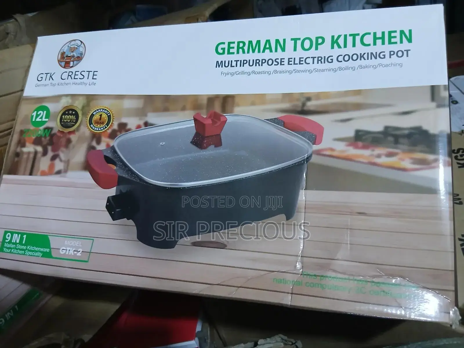 12 L Cooking Pot