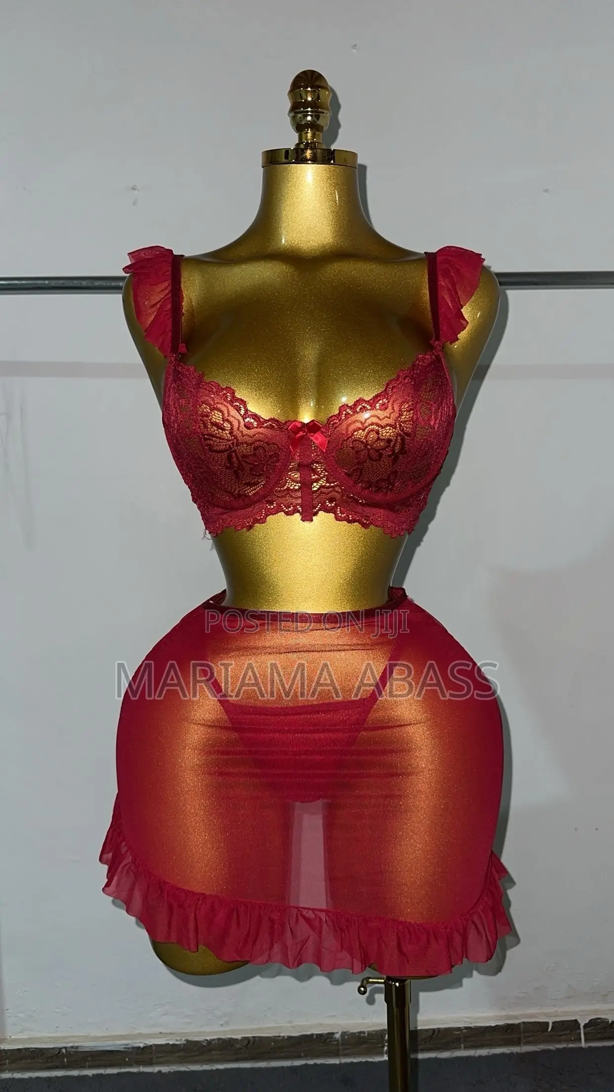 3 Pieces Lingerie Set