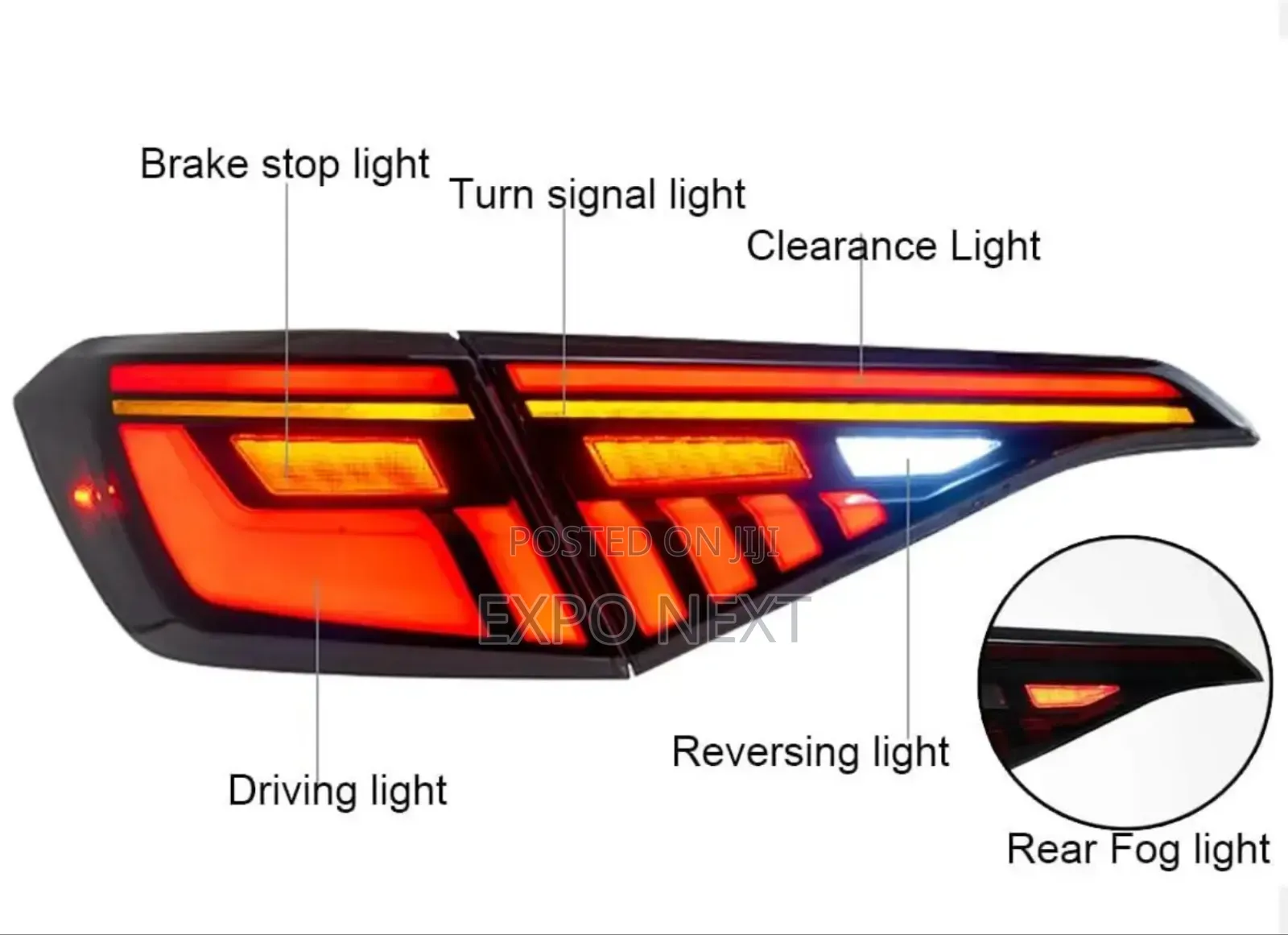Civic Sedan 2021-2023 Led Tail Lights