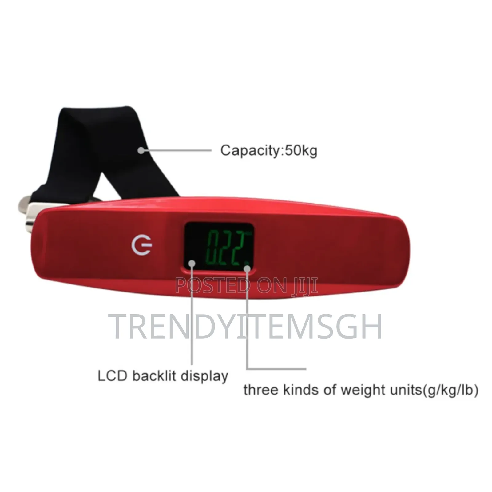Portable Touch Electronic Digital Travel Luggage Scale