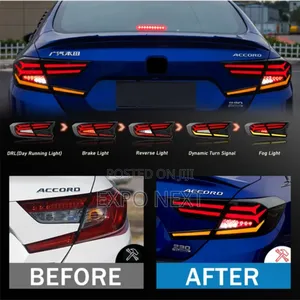 Honda Accord 10th Tail Light For Upgrade Smoke/Tinted 2018-2022