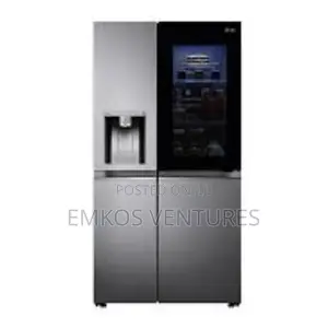 Lg 668-Liter to 674-Liter Door-in-Door Side-by-Side Refrigerator.