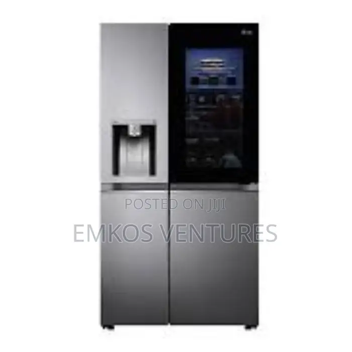 Lg 668-Liter to 674-Liter Door-in-Door Side-by-Side Refrigerator.