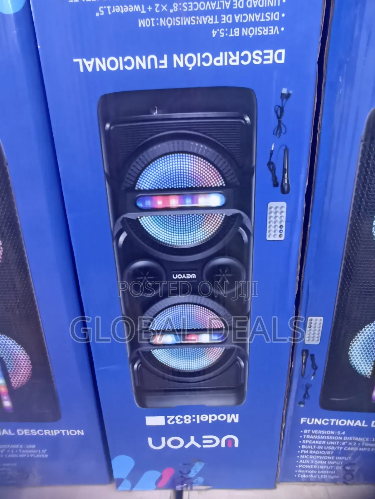 Ueyon Karaoke Microphone Wireless Party Speaker