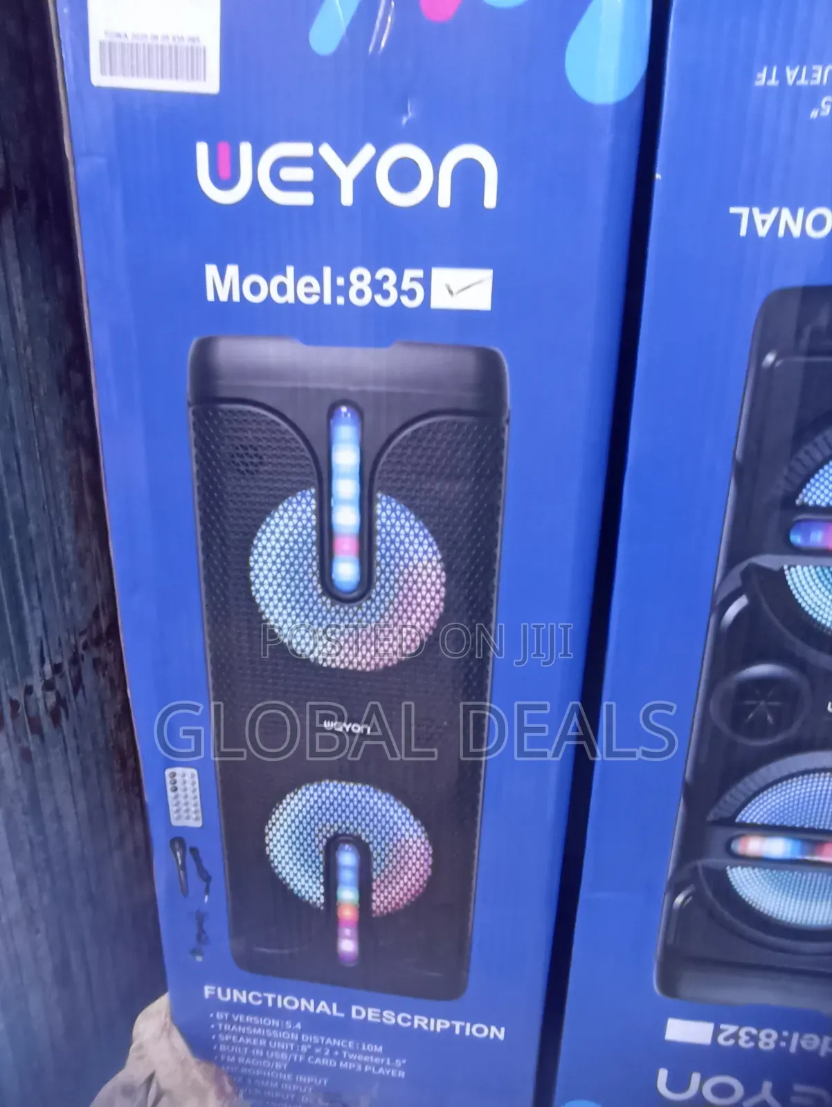 Ueyon Karaoke Microphone Wireless Party Speaker