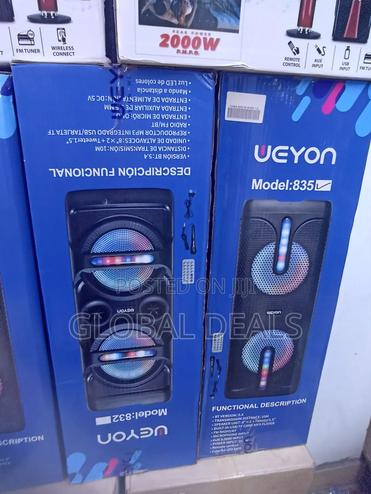 Ueyon Karaoke Microphone Wireless Party Speaker