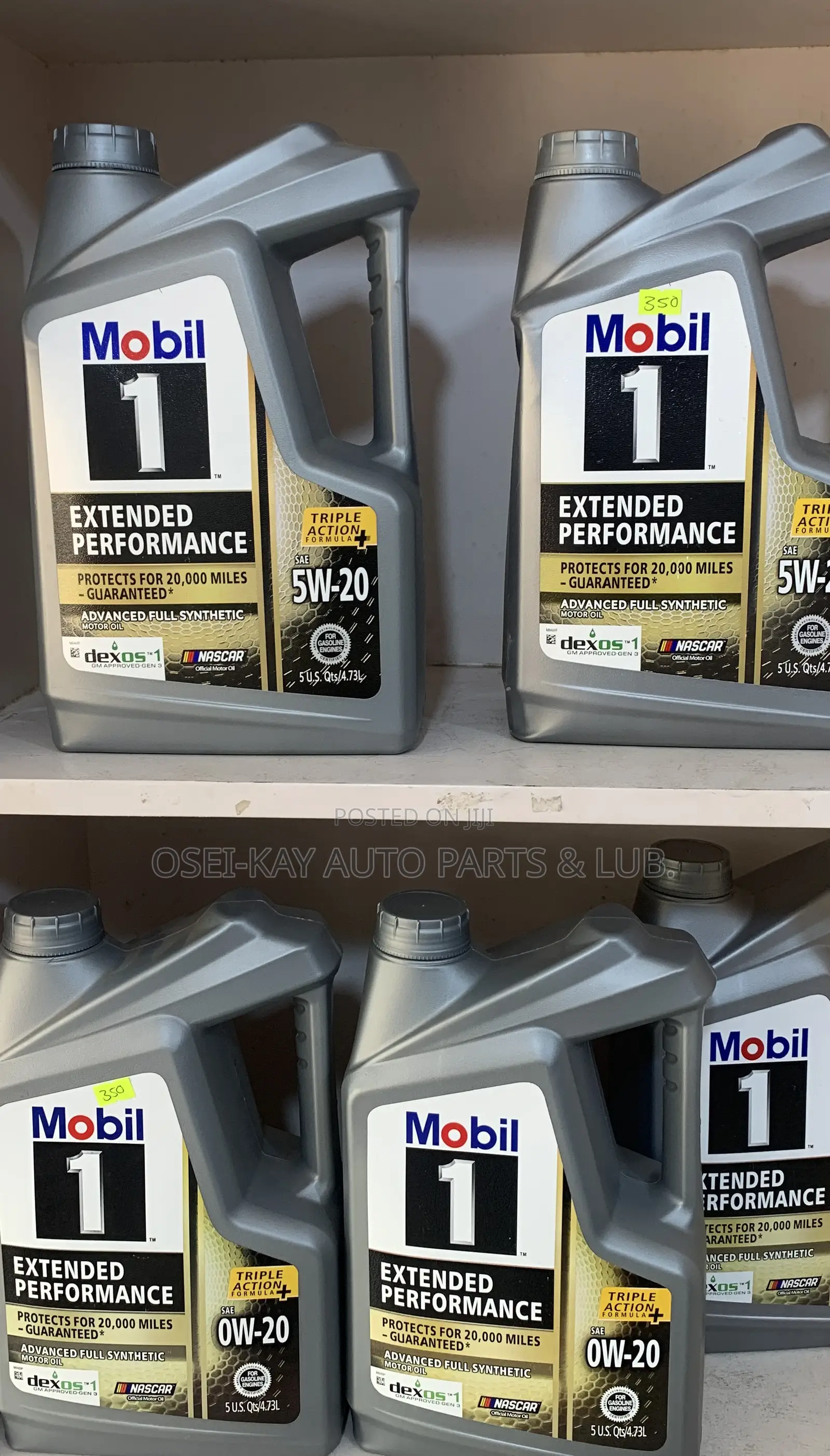 Mobil 1 Synthetic Oils All Types