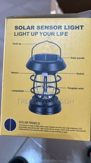 Portable Hanging Solar Sensor Lantern