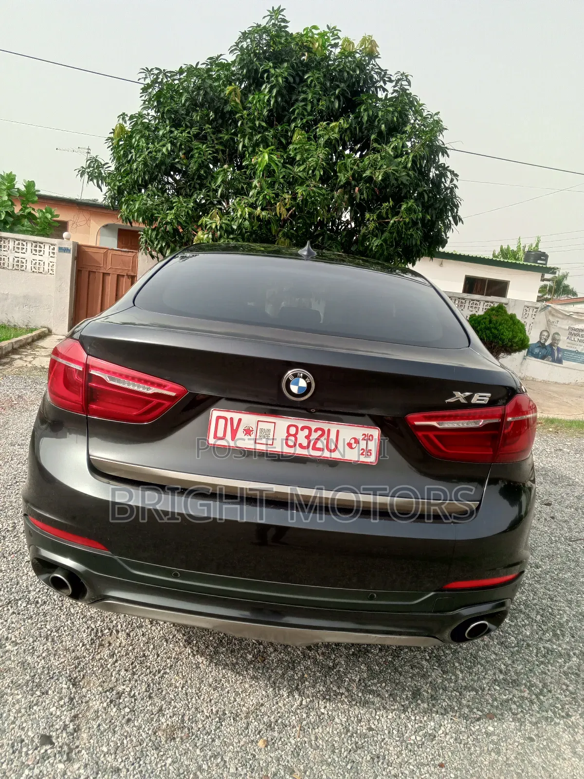 BMW X6 xDrive35i Coupe 4x4 (3.0L 6cyl 8A) 2017 Black