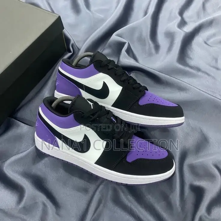 Air Jordan 1 Low Court Purple Sneakers