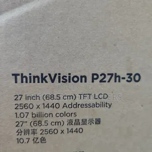 Lenovo Thinkvision P27h-30 QHD (Usb Type C) Monitor