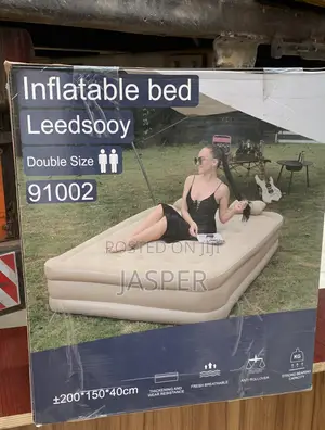 Water Resistance Inflatable Double Size Bed