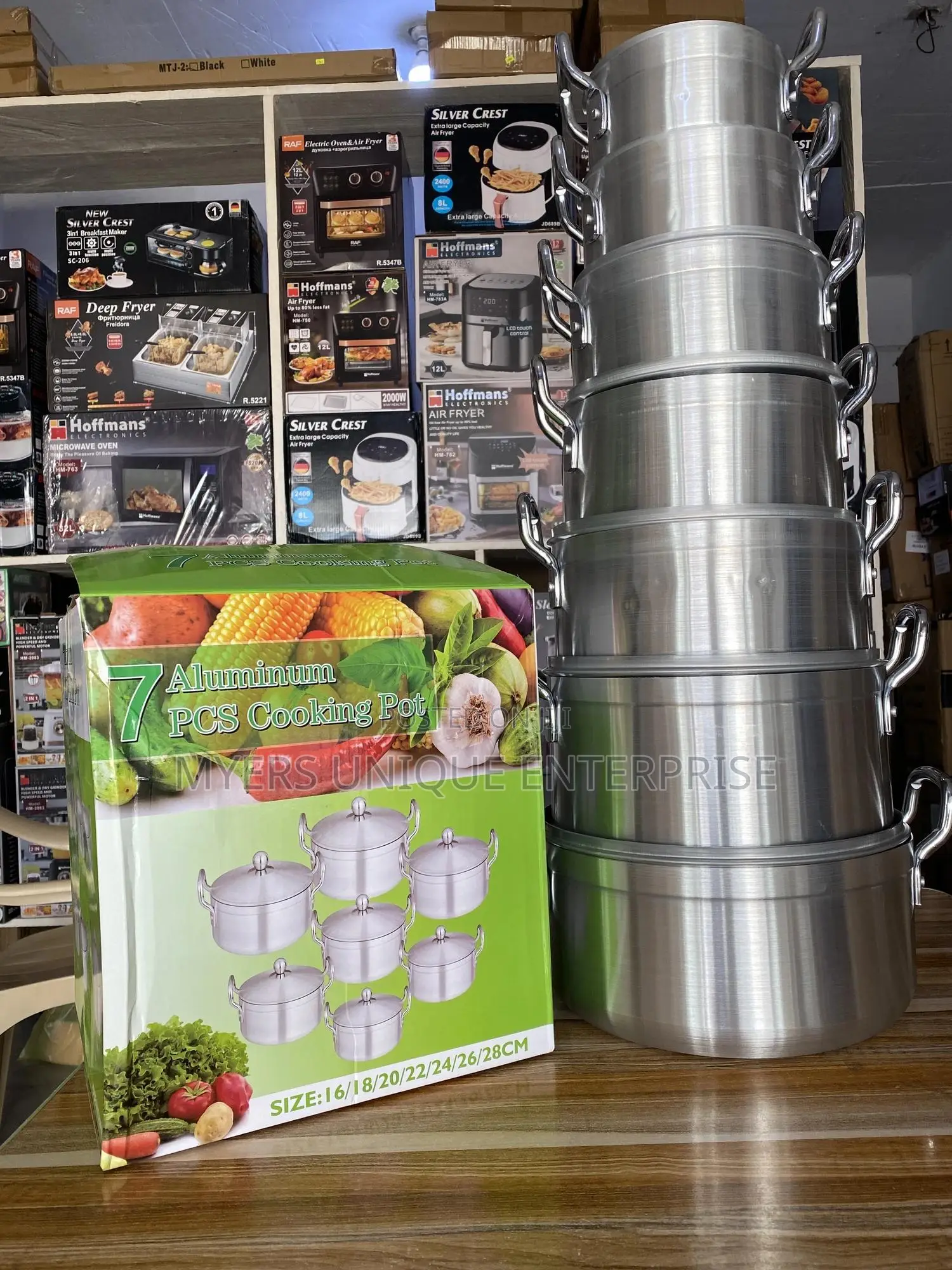 Cookeasy 7‐Piece Aluminum Pot Set