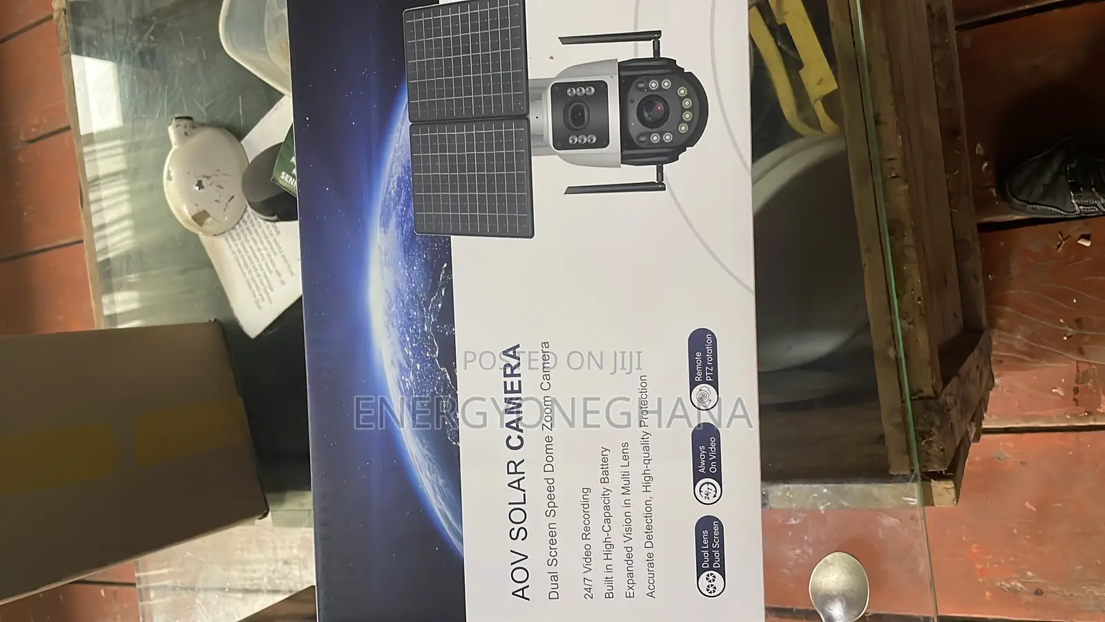 Solar CCTV Camera With Original High Speed 256sd Card or 512sd Card