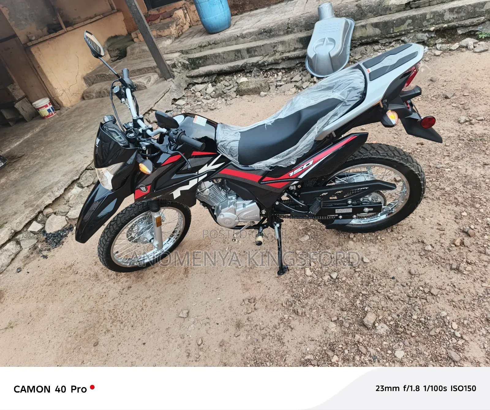 New Haojue NK150 2025 Black