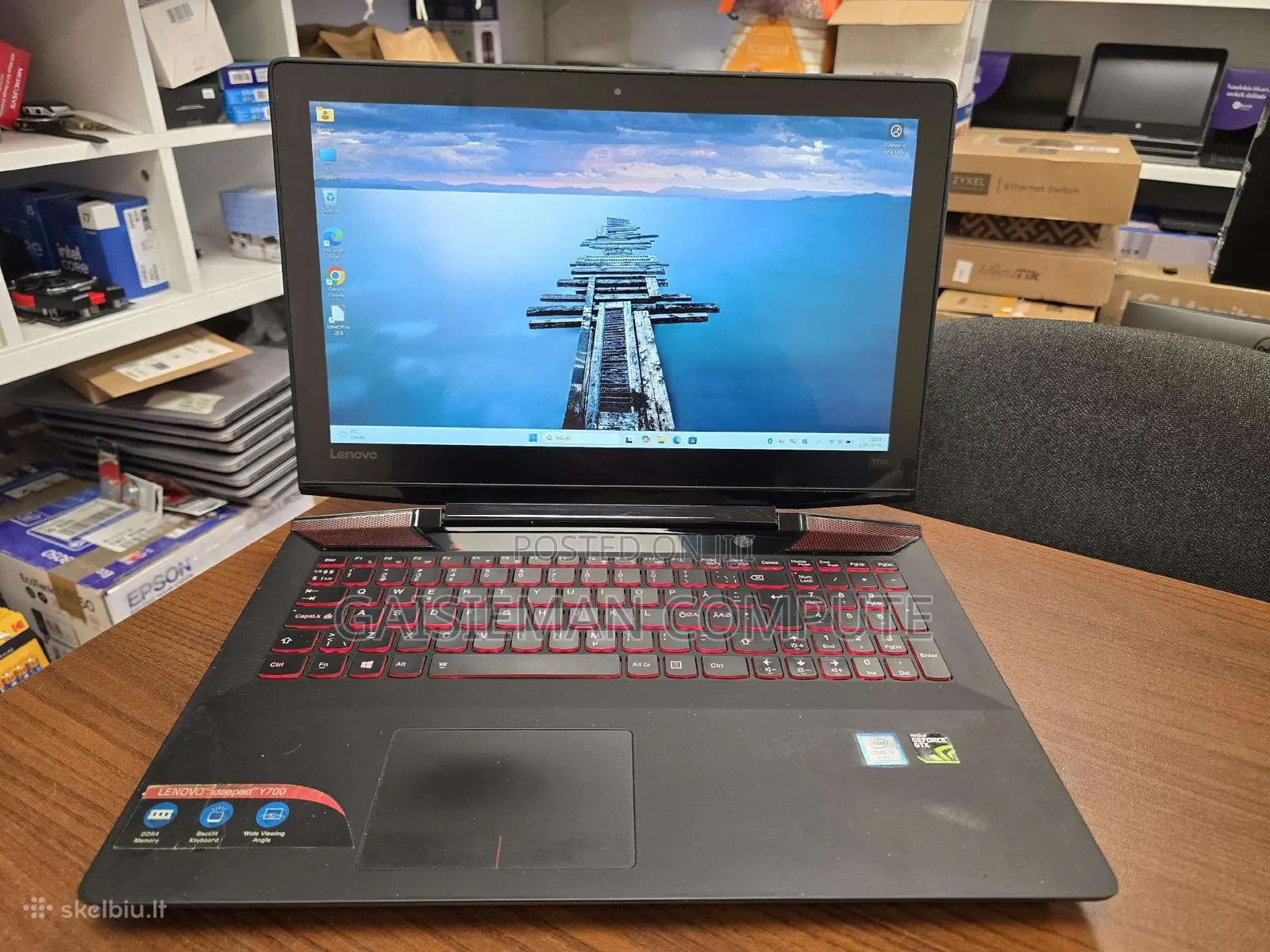 Laptop Lenovo Y70 8GB Intel Core i7 HDD+SSD 256GB