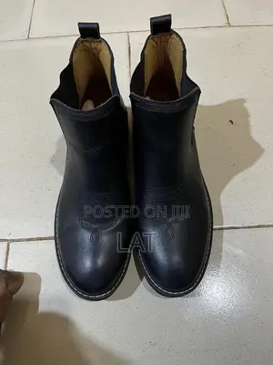 Black Leather Boot
