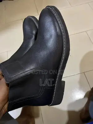 Black Leather Boot
