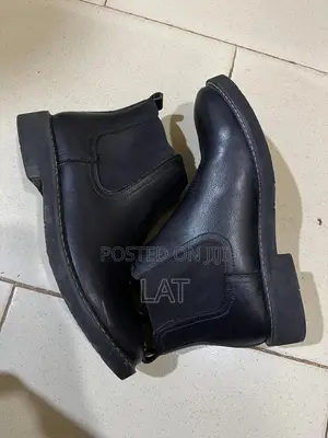 Black Leather Boot