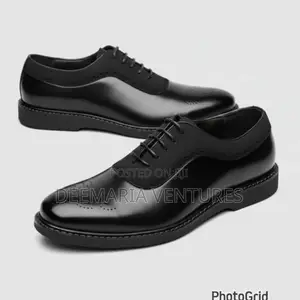 Quality Men’S Leather Shoe (Brown And Black)