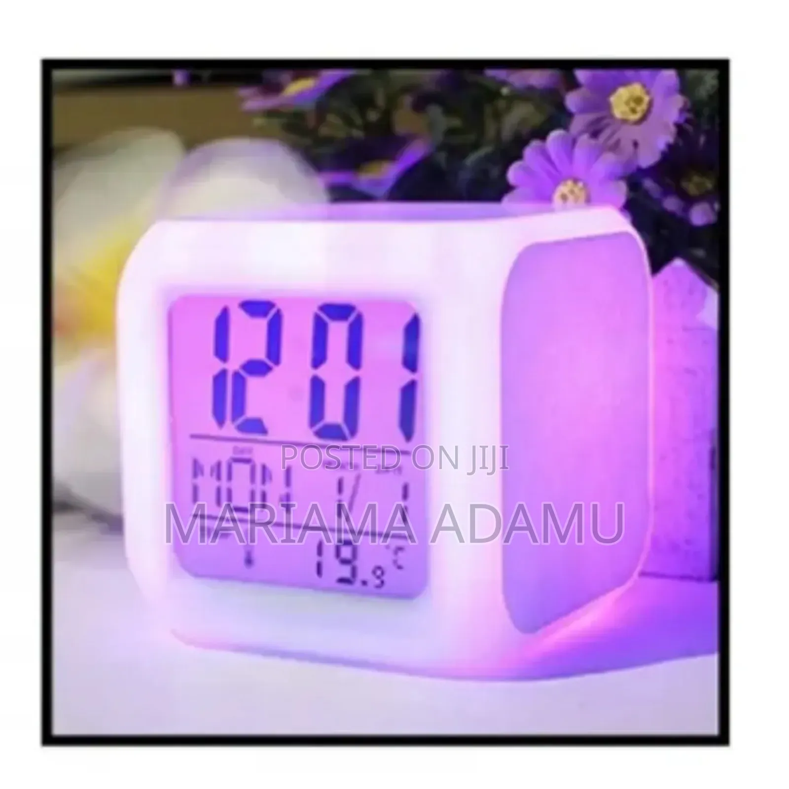 Color Changing Digital Alarm Clock
