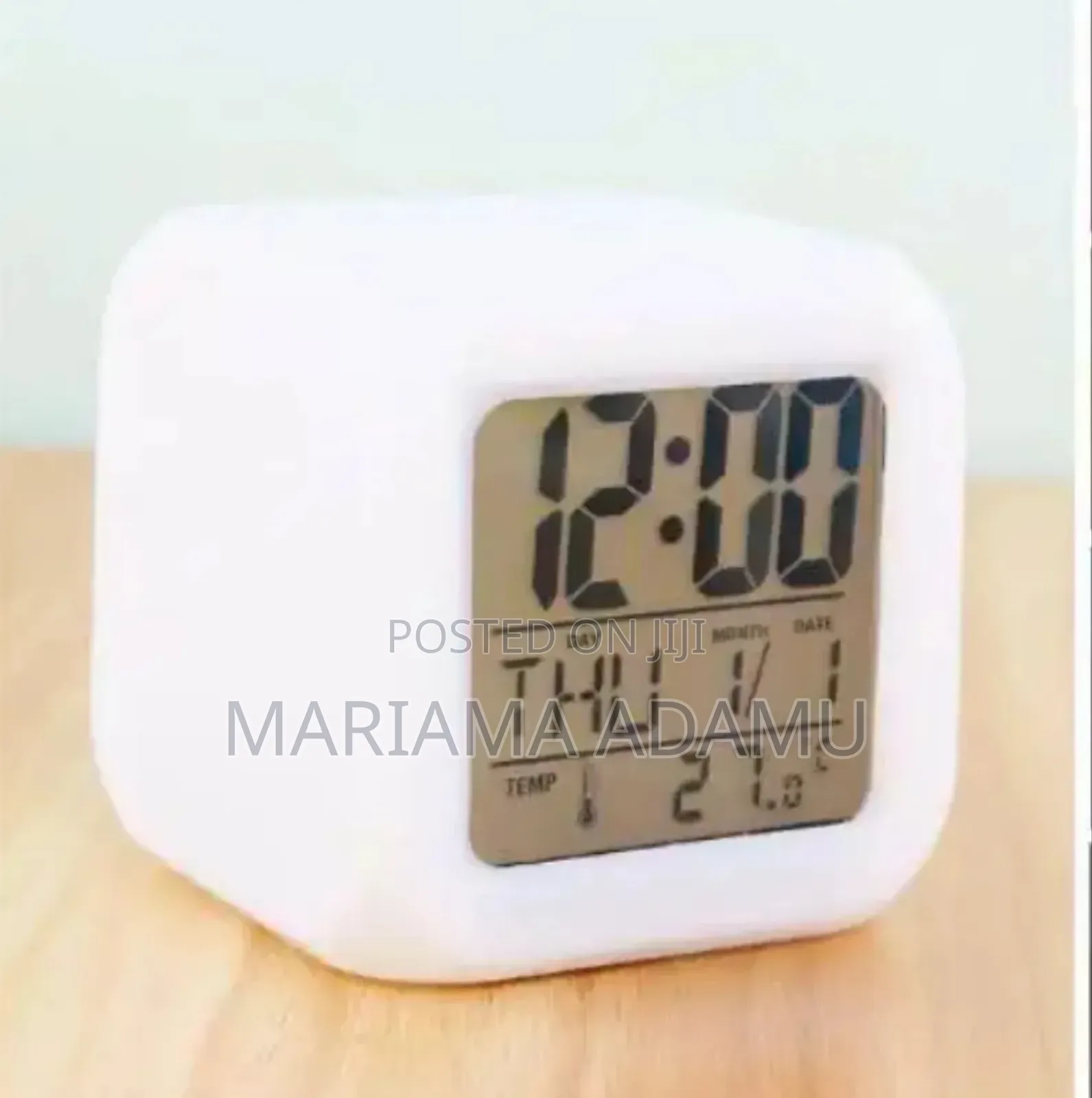 Color Changing Digital Alarm Clock