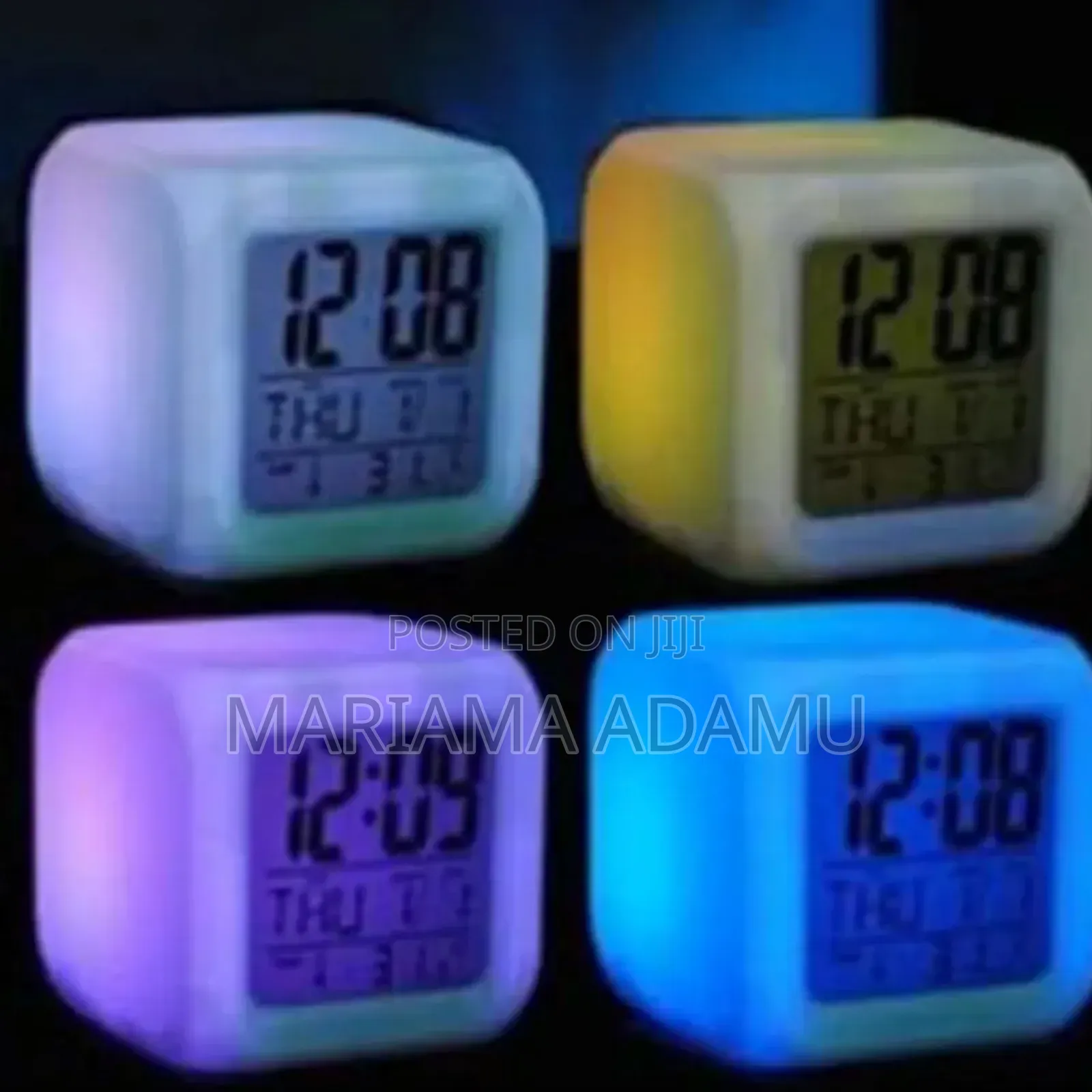 Color Changing Digital Alarm Clock