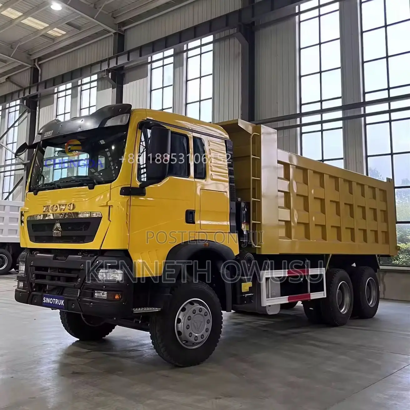 Slightly Used 20 Cubic Howo Th7 and Howo Tx Dump Trucks for Sale