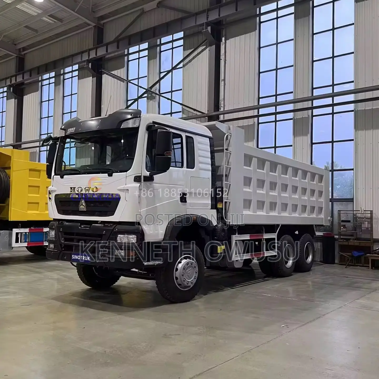 Slightly Used 20 Cubic Howo Th7 and Howo Tx Dump Trucks for Sale