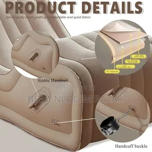Multi-Purpose Inflatable Bed or Chair for Indoors Activities