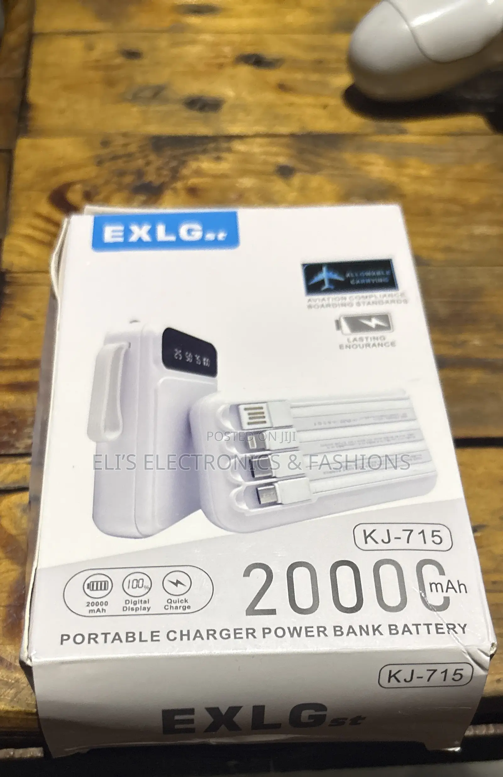 Digital Display 2000 Mah Quick Charge Power Bank