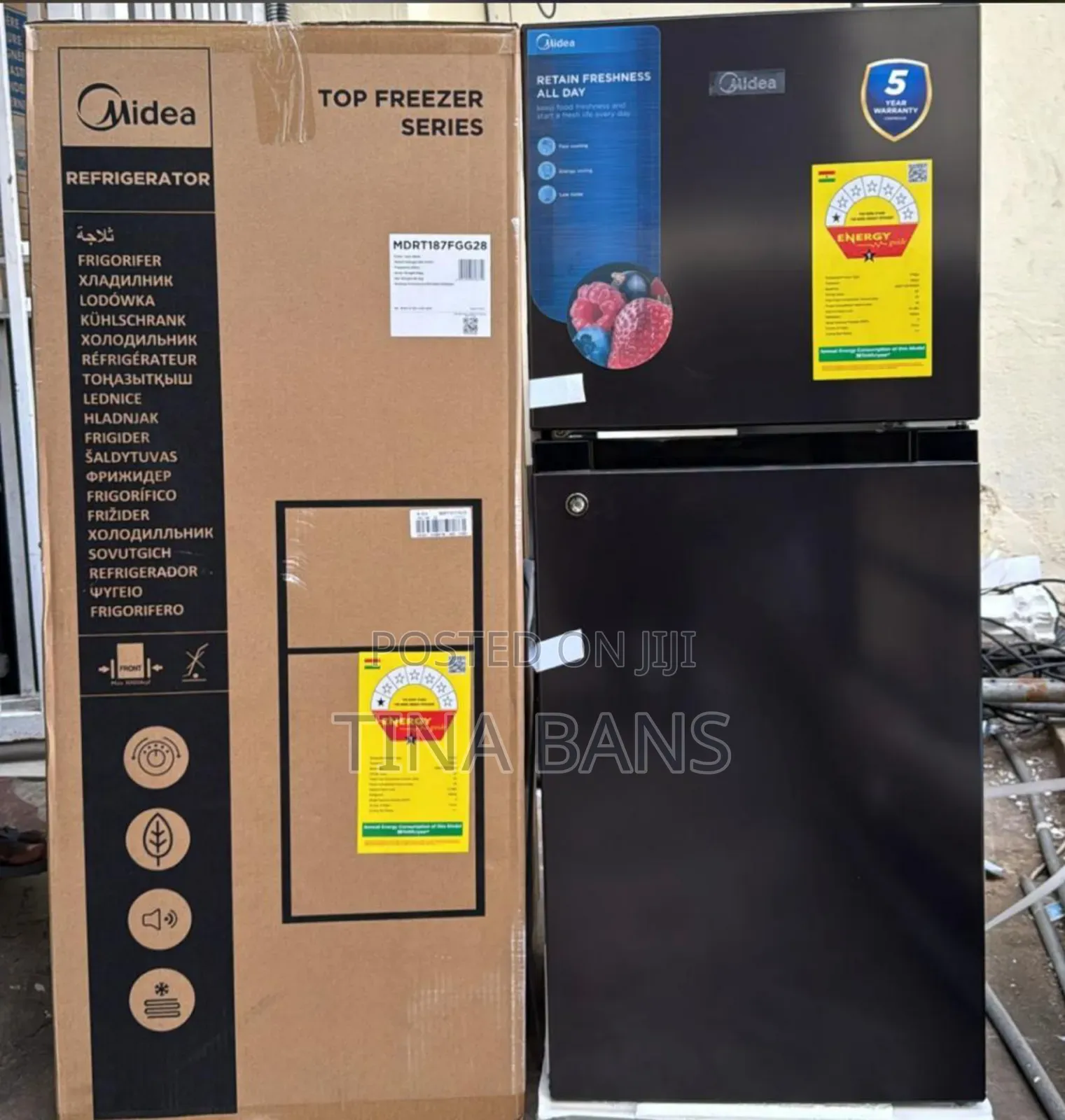 Midea 127litres Refrigerator
