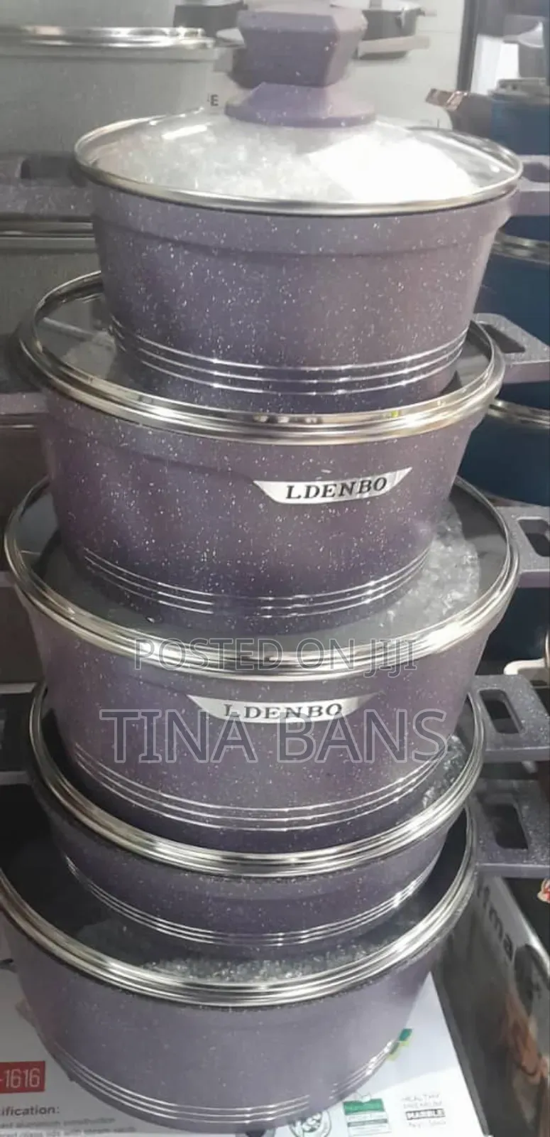 10pieces Ldenbo Non Stick Set