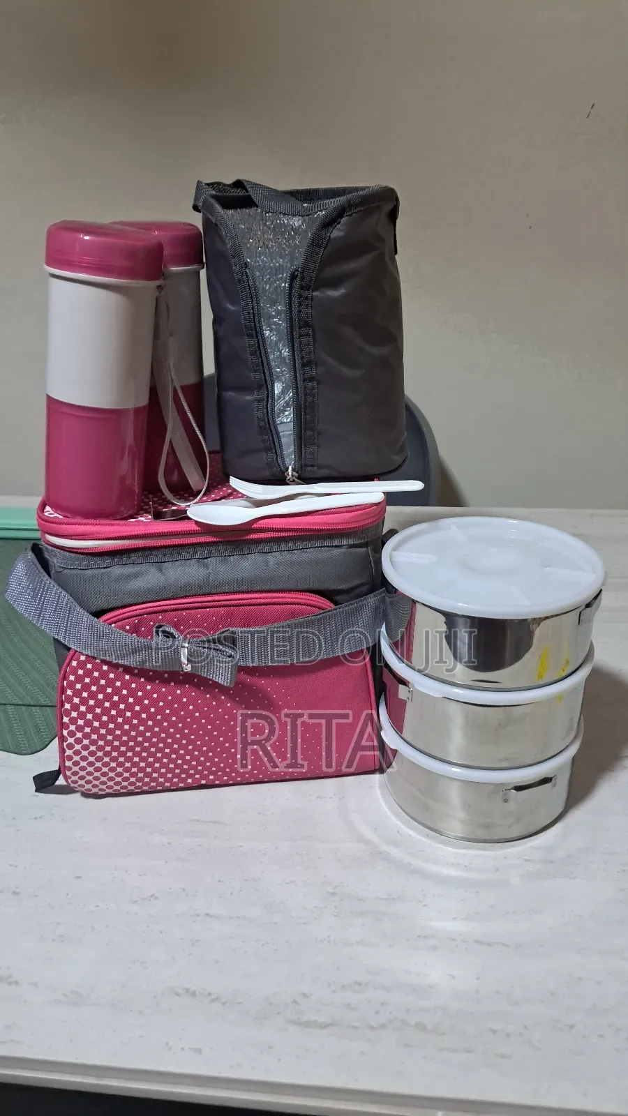 Lunch Box 3 Stainless Steel Bowls