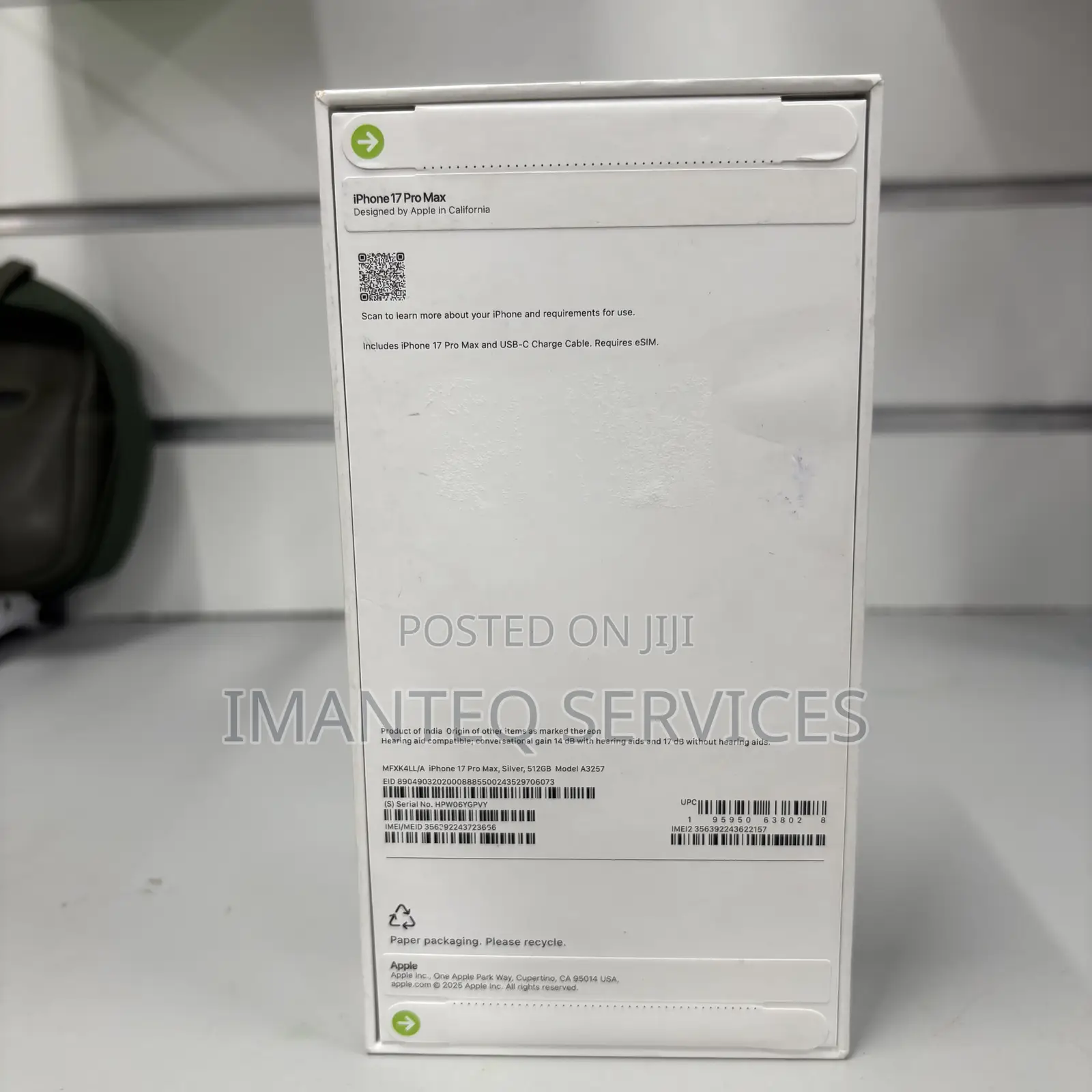 New Apple iPhone 17 Pro Max 512 GB Silver