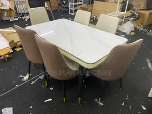 6 Seater Marble Dining Set