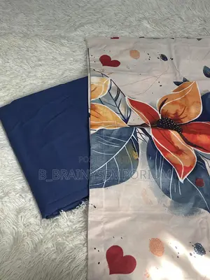 1 Plain Bedsheet + 4 Pillow Cases for All Bed Sizes
