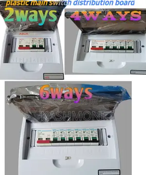 2ways, 4ways, and 6ways Plastic Main Switch