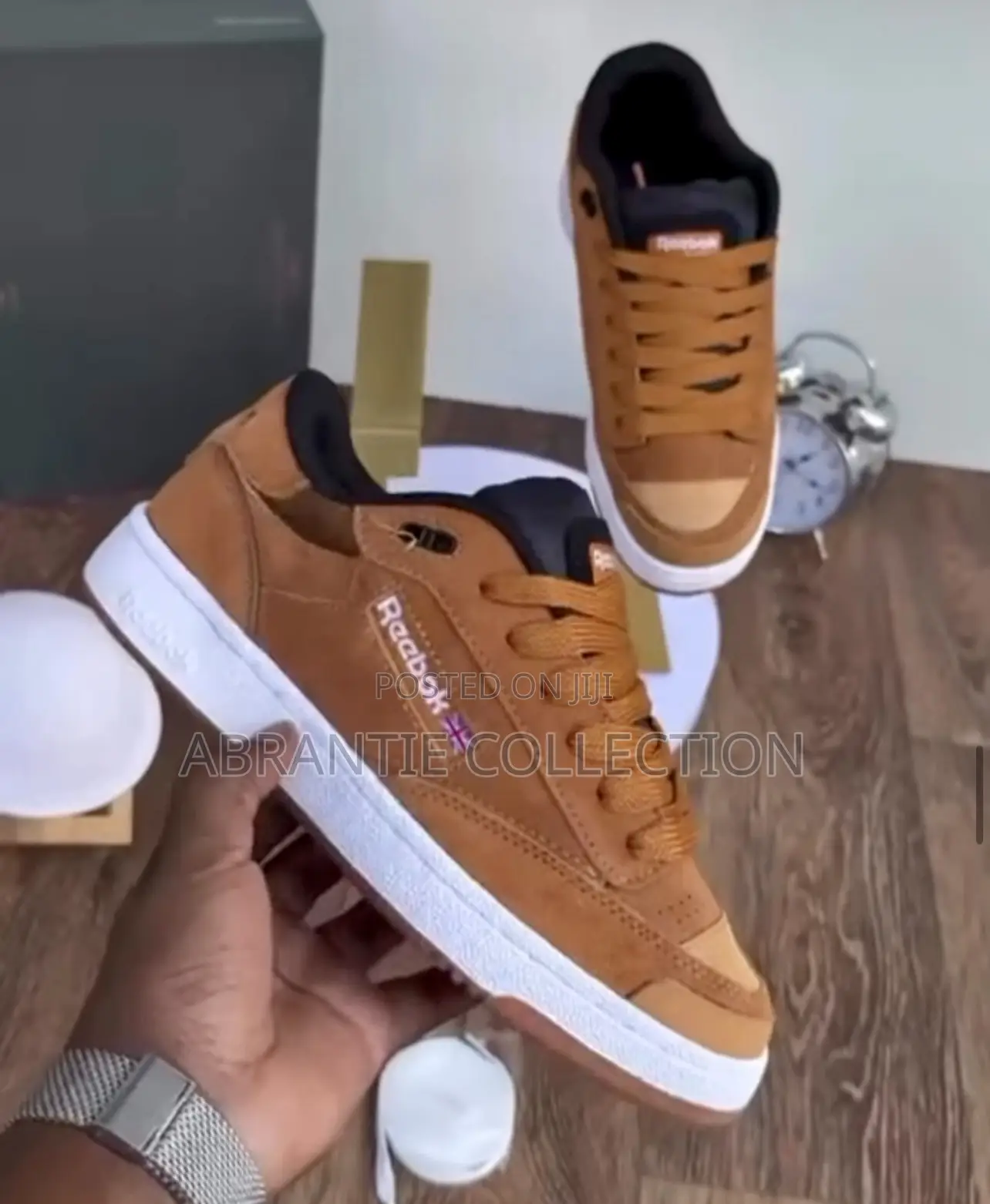 Authentic Reebok Classic Brown/White Available