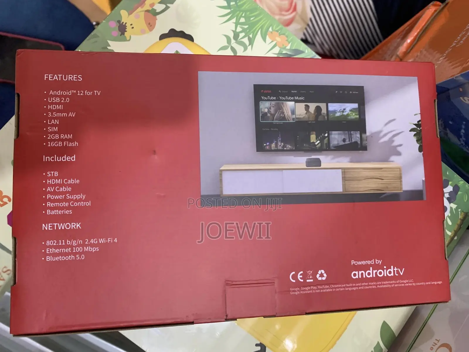 Airtel Smart Androids Tv Box Wit Inbuilt Router