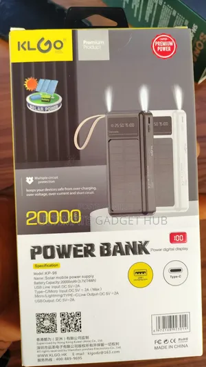 Power Bank (20000mah)Klgo