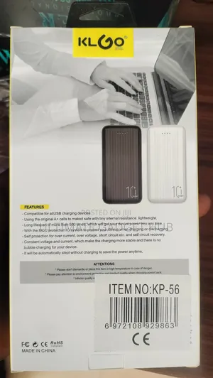 Power Bank(10000mah)Klgo