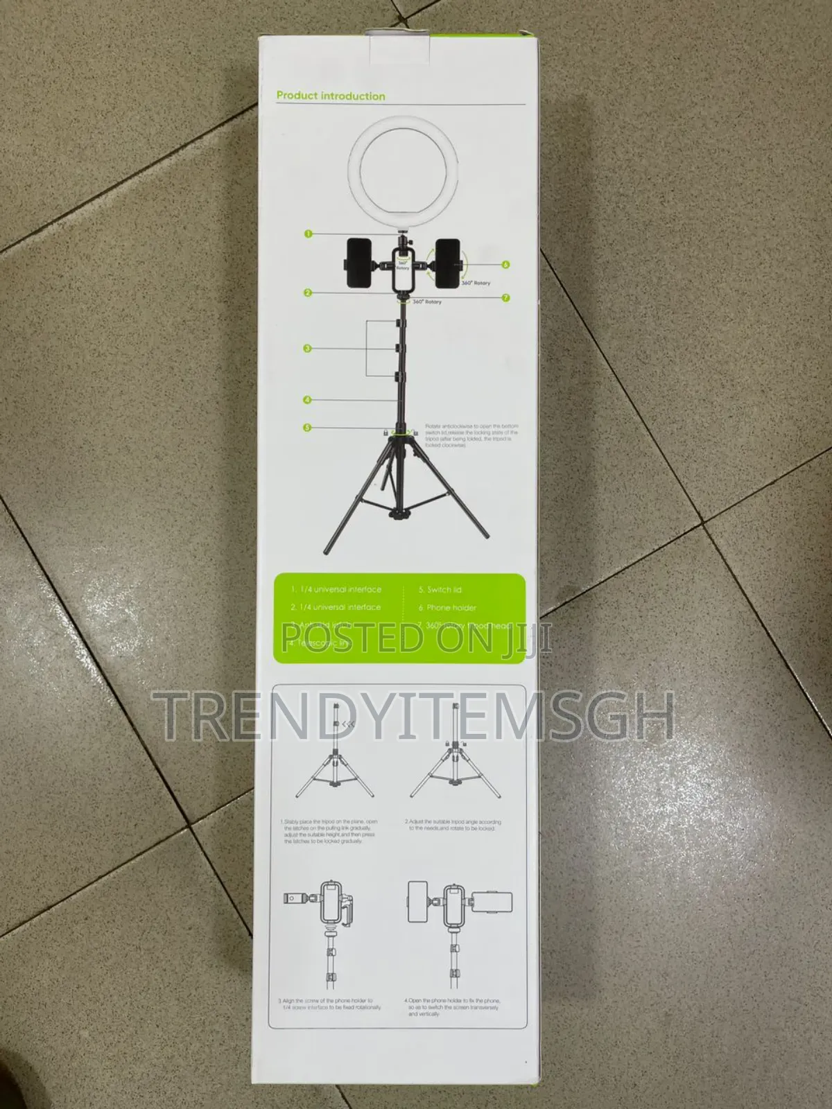190cm Portable L Tripod Stand