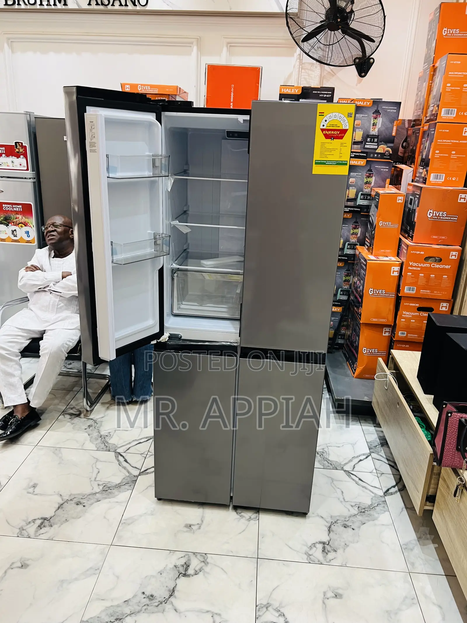 High Quality Nasco Nasf-400fdr1 Side by Side 4 Door Refrigerator.