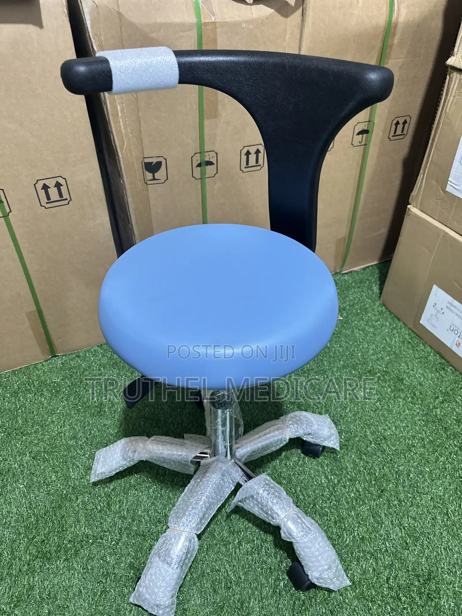 Examination/Theatre Stool With Backrest