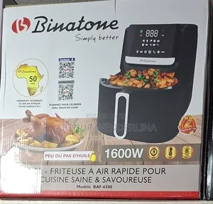 Quality Digital Binatone 6.5 Litres Air-Fryer Baf-6500