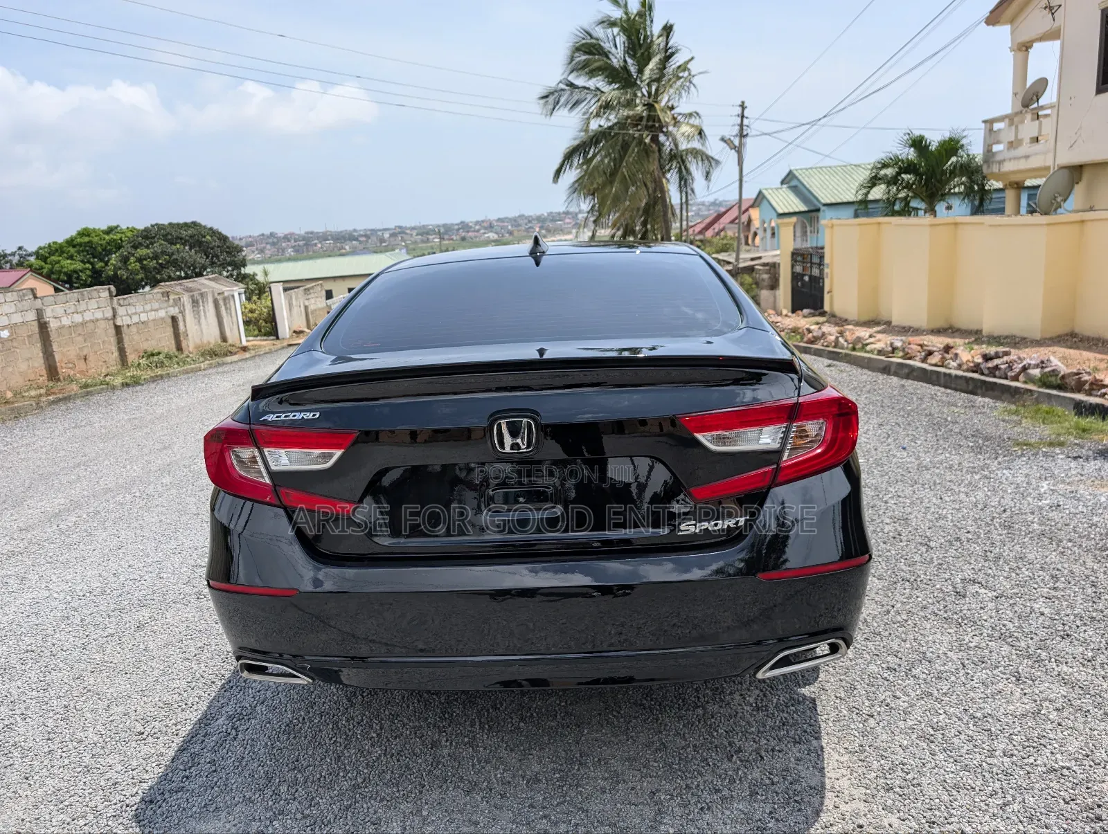 Honda Accord Sport (2.0L 4cyl Turbo 10A) 2019 Black