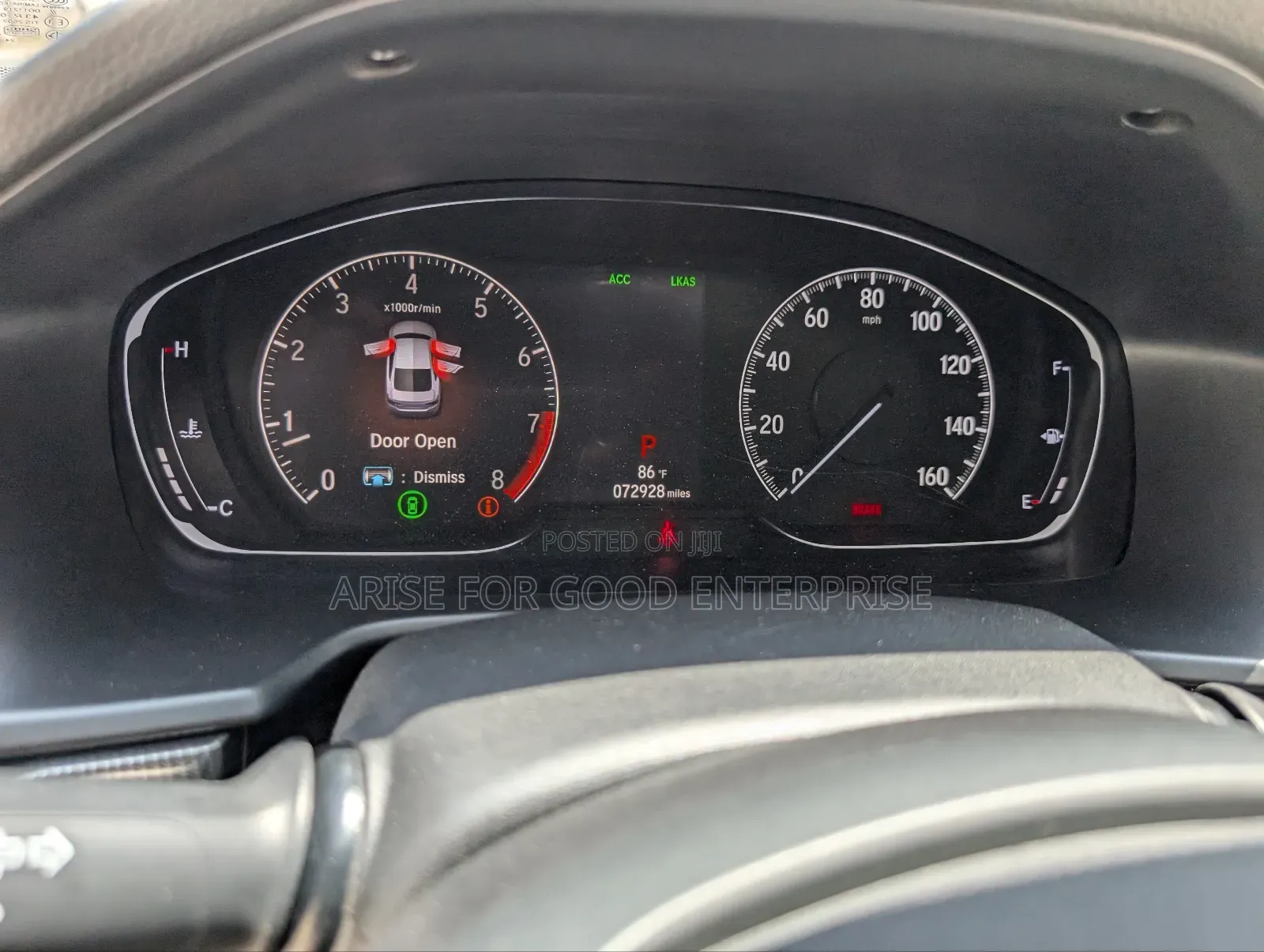 Honda Accord Sport (2.0L 4cyl Turbo 10A) 2019 Black